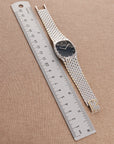 Audemars Piguet White Gold Beaded Bracelet Watch