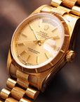 Rolex Yellow Gold Day-Date Ref. 18078 with Bark Finish and Outstanding Condition