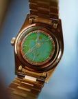 Rolex Yellow Gold Day-Date Ref. 18078 with Bark Finish and Outstanding Condition