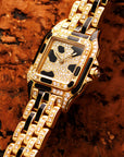 Cartier Yellow Gold and Black Enamel and Diamond Panthere Ref. WF3071B9