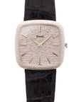 Piaget White Gold Vintage Watch Ref. 9772