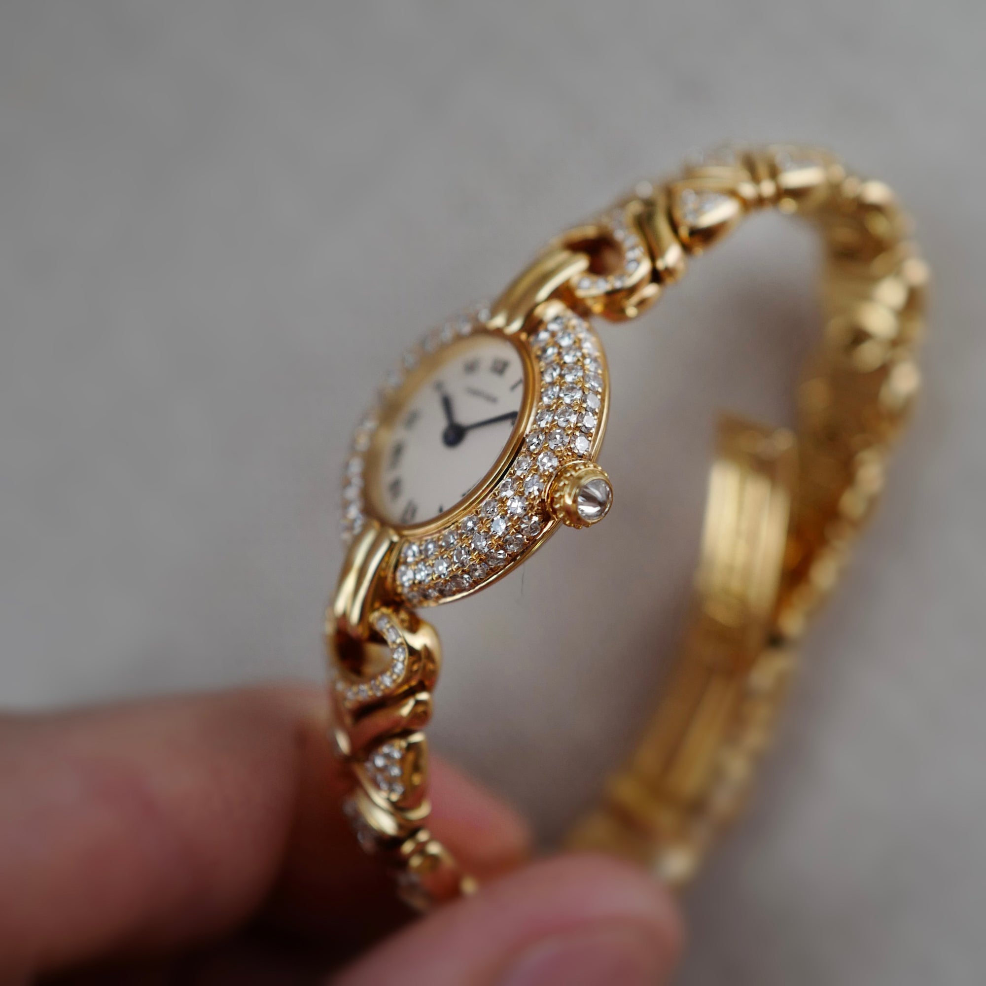 Cartier - Cartier Yellow Gold Colisee with Factory Original Diamonds - The Keystone Watches