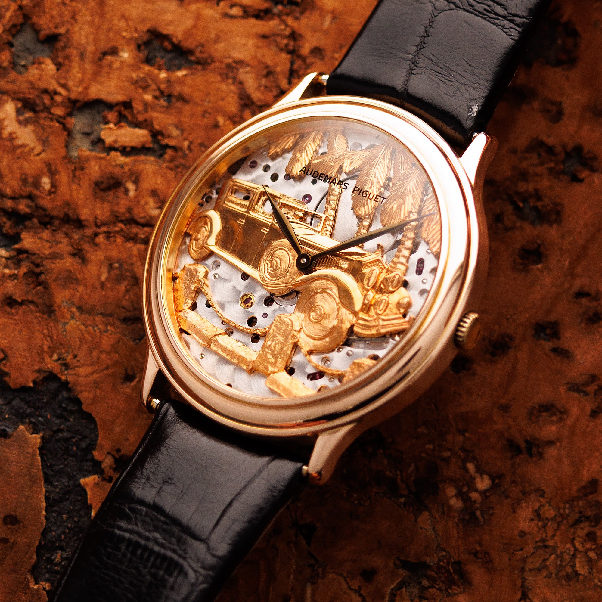 Audemars Piguet - Audemars Piguet Rose Gold Rolls Royce Phantom Skeleton Dial Watch Ref. 14677 - The Keystone Watches