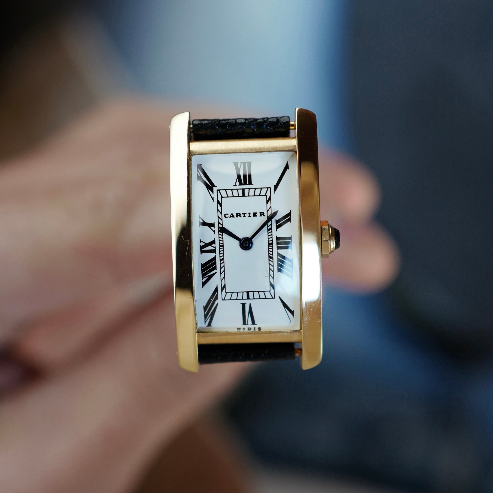 Cartier - Cartier Yellow Gold Tank Cintree - The Keystone Watches