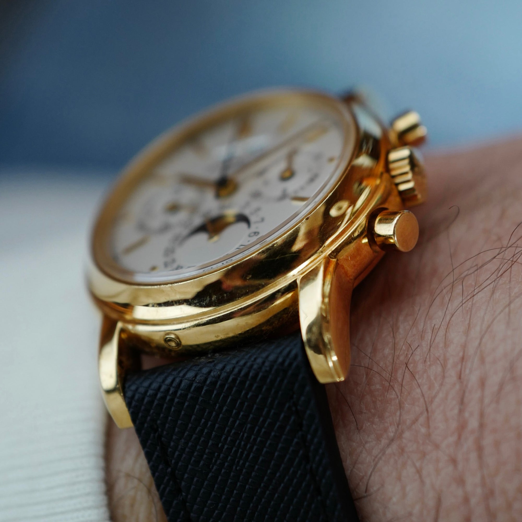 Patek Philippe Yellow Gold Chronograph Ref. 3970, Fourth Series (New Arrival)