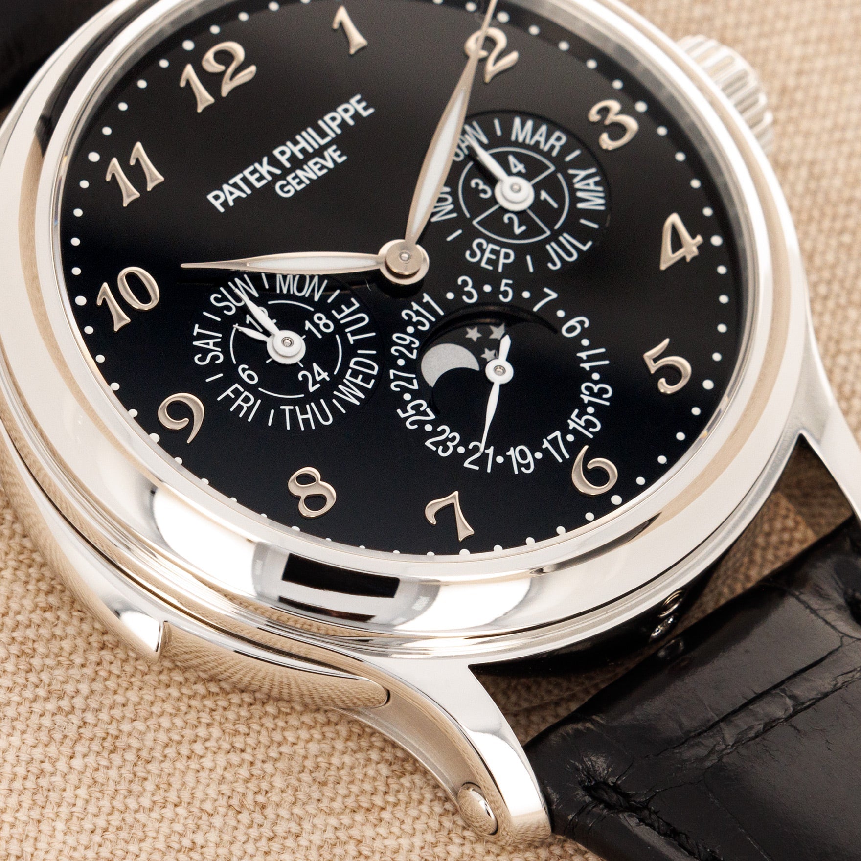 Patek Philippe - Patek Philippe Platinum Perpetual Calendar Minute Repeater Watch Ref. 5374 - The Keystone Watches