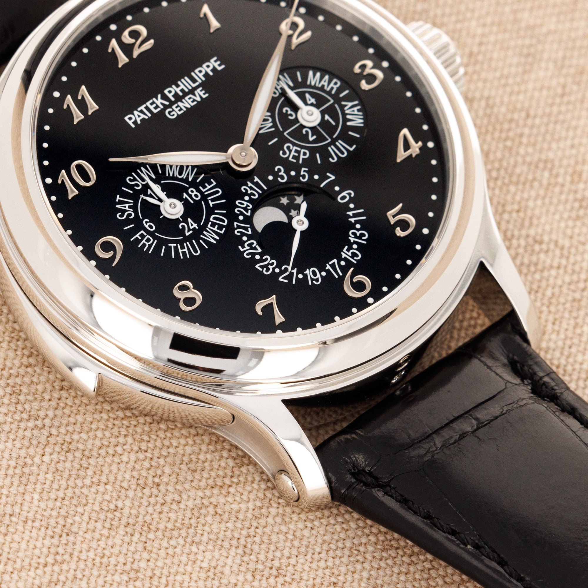 Patek Philippe Platinum Perpetual Calendar Minute Repeater Watch Ref. 5374