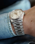 Rolex White Gold Day Date Ref. 1803 with Pumpkin Lume