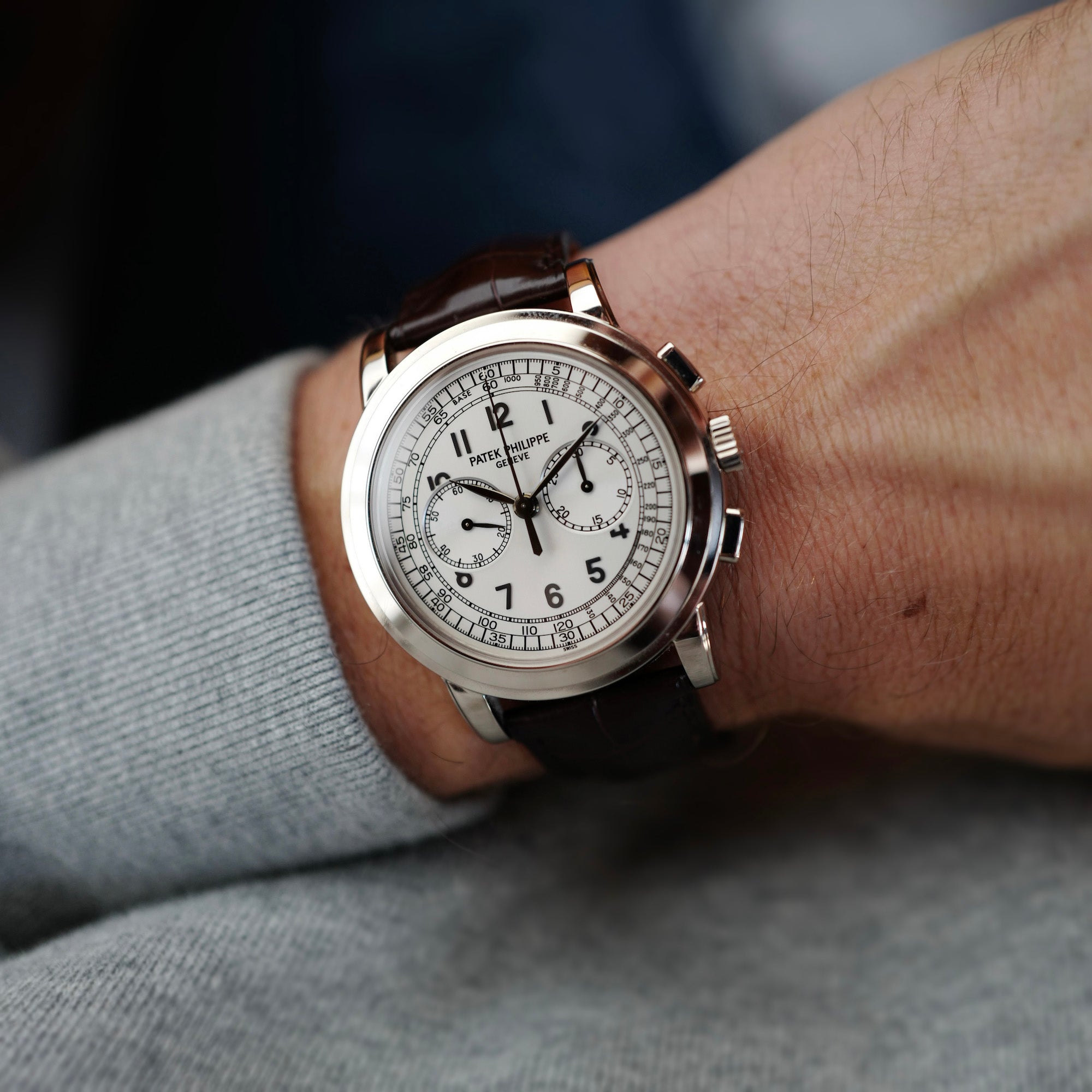 Patek Philippe - Patek Philippe White Gold Chronograph Watch Ref. 5070 (New Arrival) - The Keystone Watches