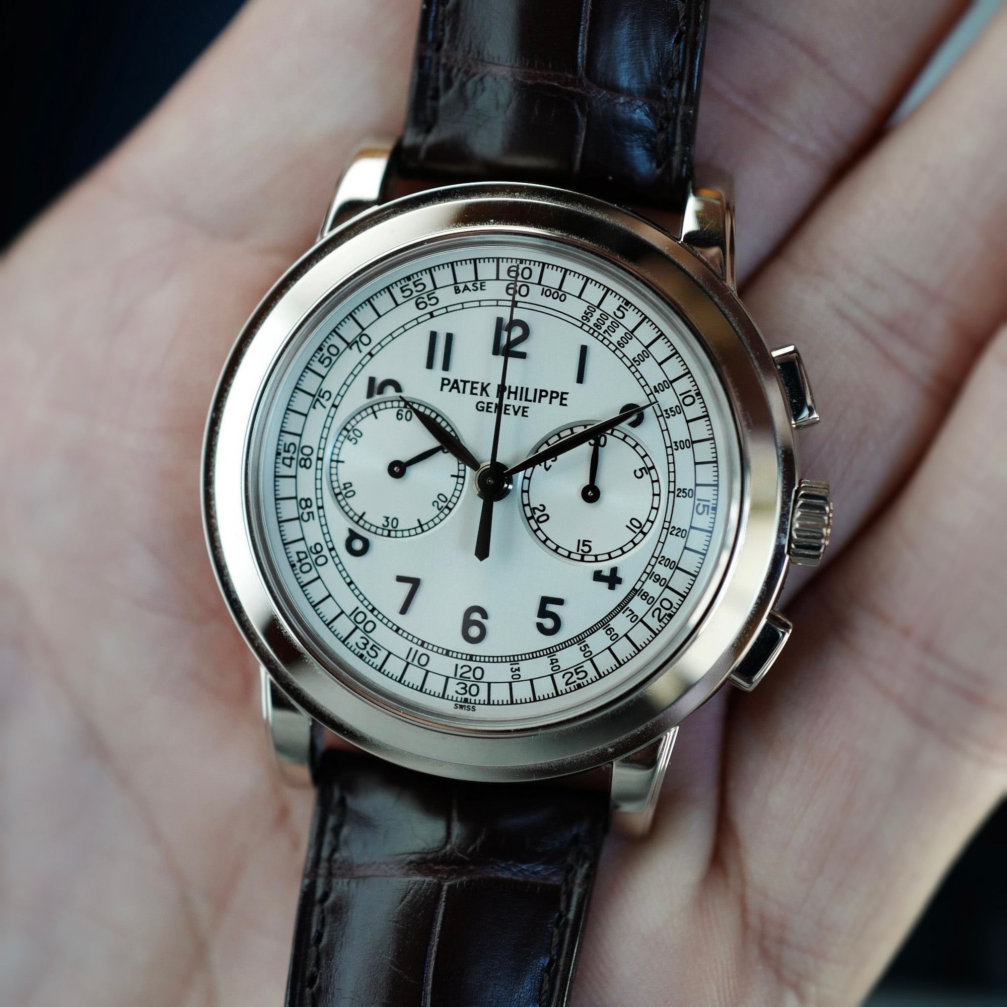 Patek Philippe - Patek Philippe White Gold Chronograph Watch Ref. 5070 (New Arrival) - The Keystone Watches