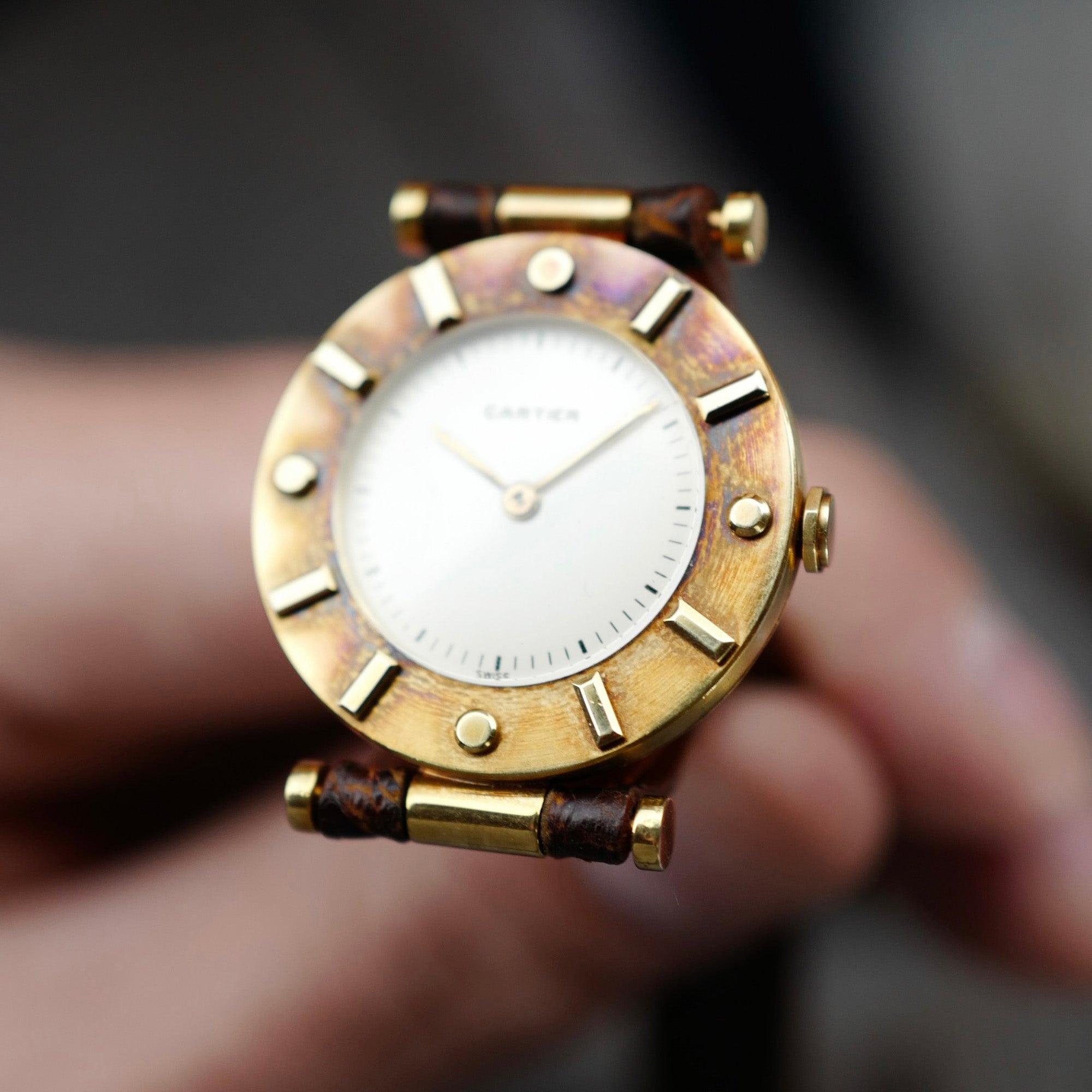 Cartier Yellow Gold Gouvernail Watch, European Watch &amp; Clock