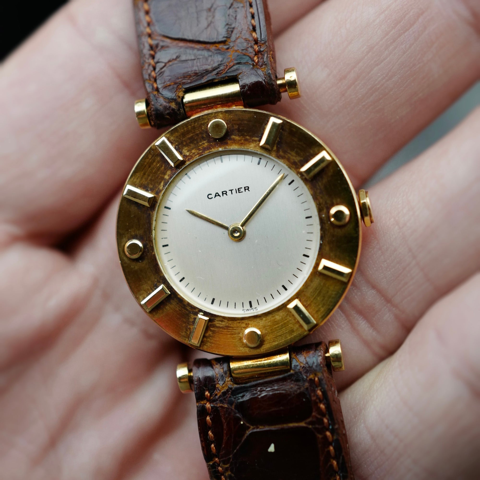 Cartier Yellow Gold Gouvernail Watch, European Watch &amp; Clock