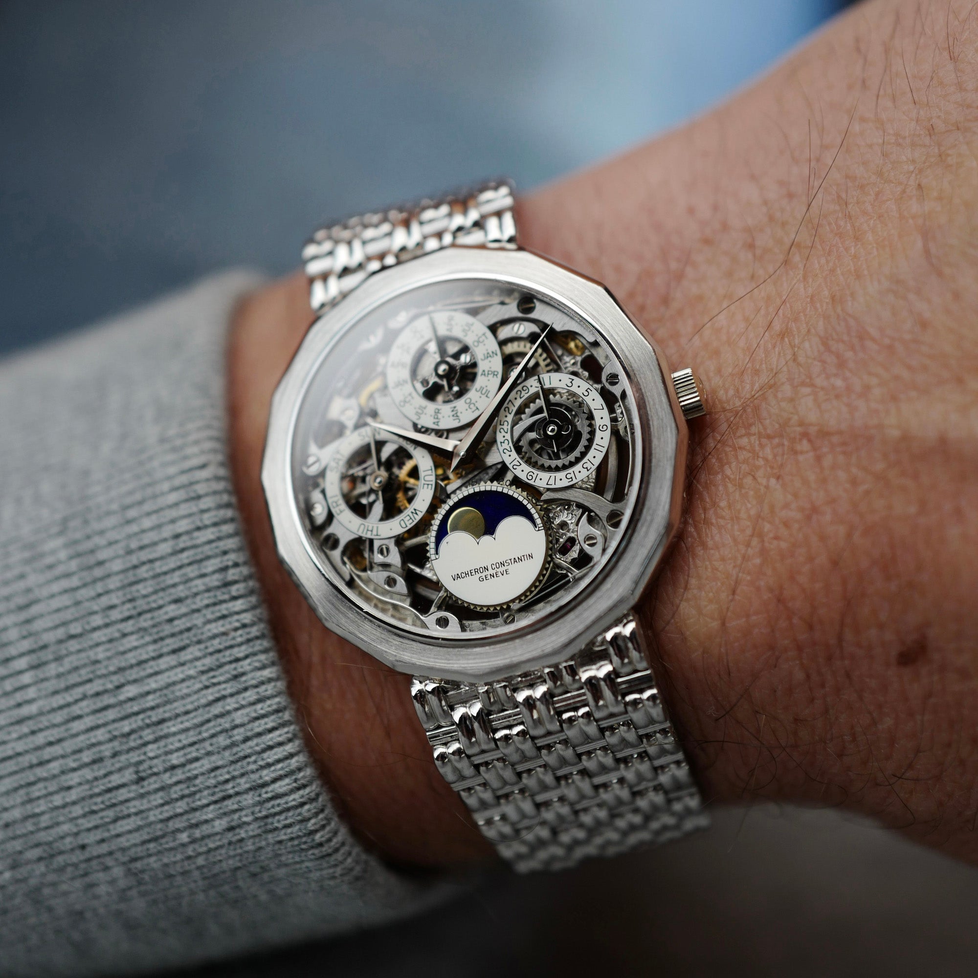 Vacheron Constantin - Vacheron Constantin Platinum Skeleton Perpetual Watch Ref. 43033 - The Keystone Watches