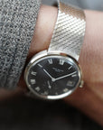 Patek Philippe White Gold Calatrava Watch with Unusual Grey Dial Watch Ref. 3514