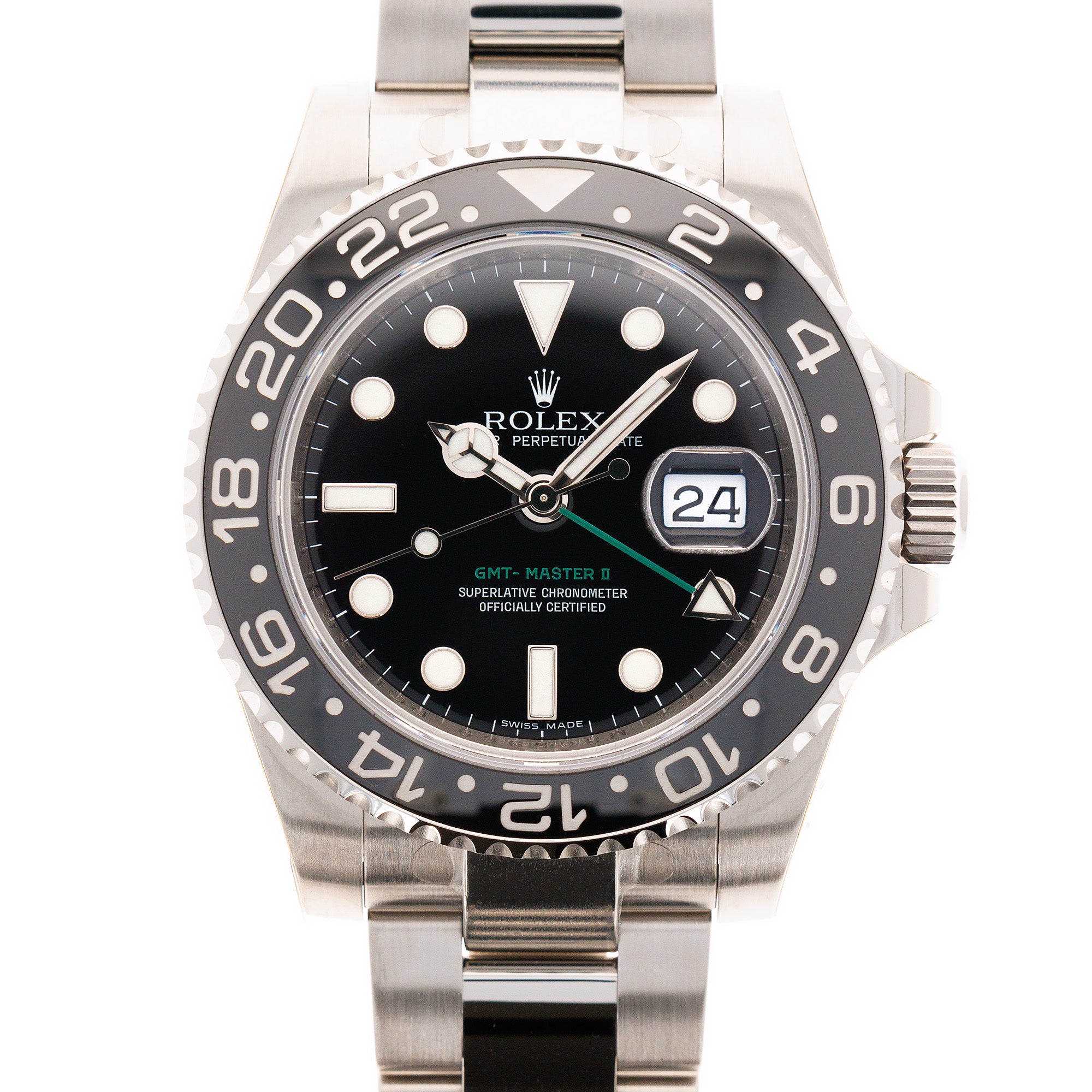 Rolex - Rolex Steel GMT Master II Ref. 116710LN in New Old Stock Condition - The Keystone Watches