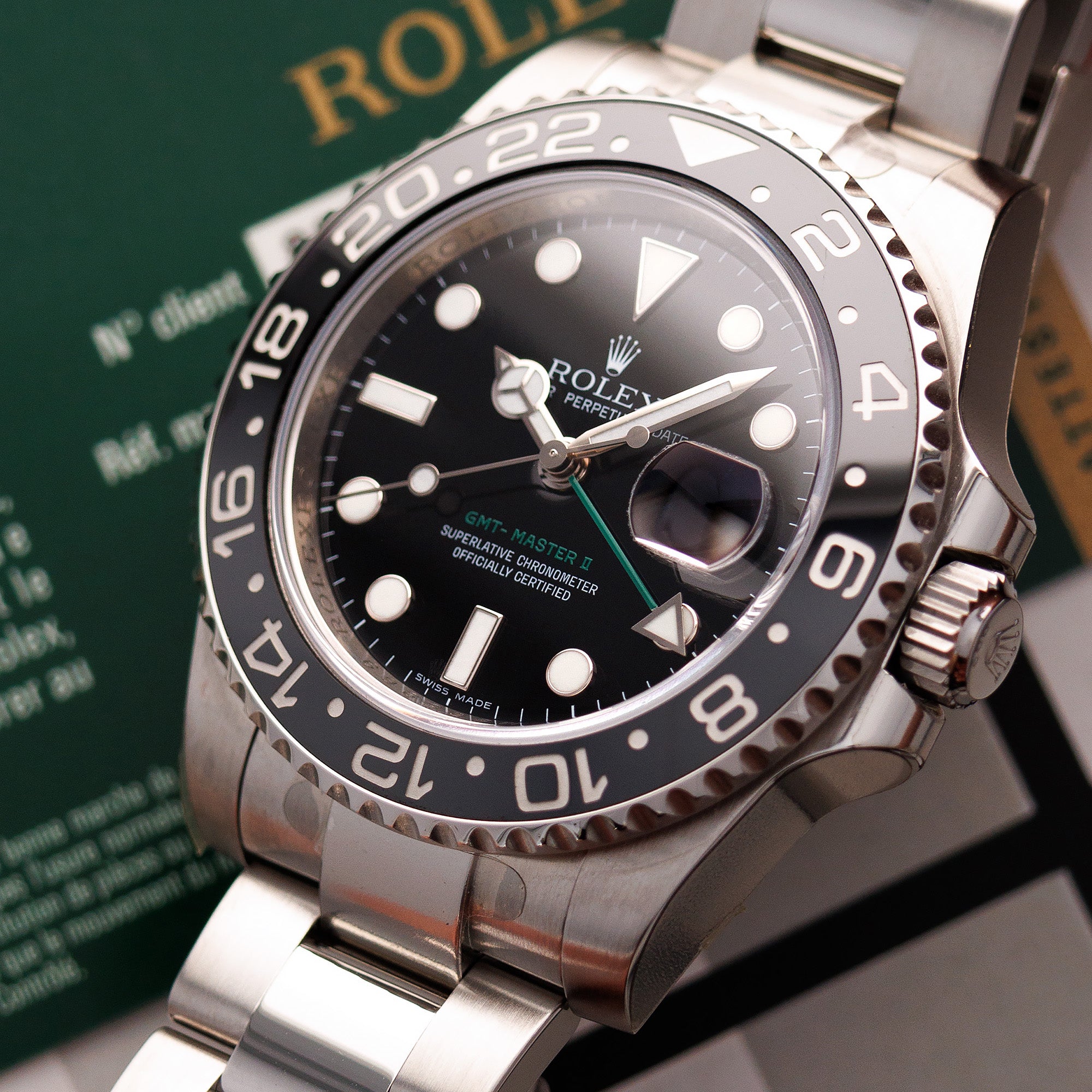 Rolex - Rolex Steel GMT Master II Ref. 116710LN in New Old Stock Condition - The Keystone Watches