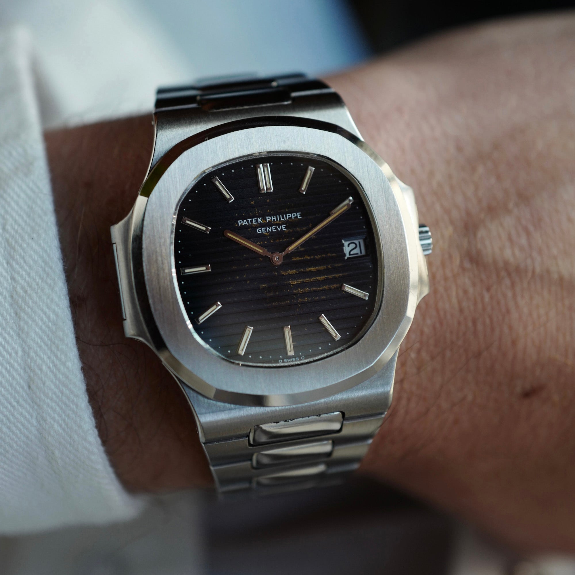 Patek Philippe Tropical Dial Nautilus Ref. 3700 with Original Papers