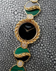 Patek Philippe Onyx, Malachite & Diamond Watch Ref. 4282