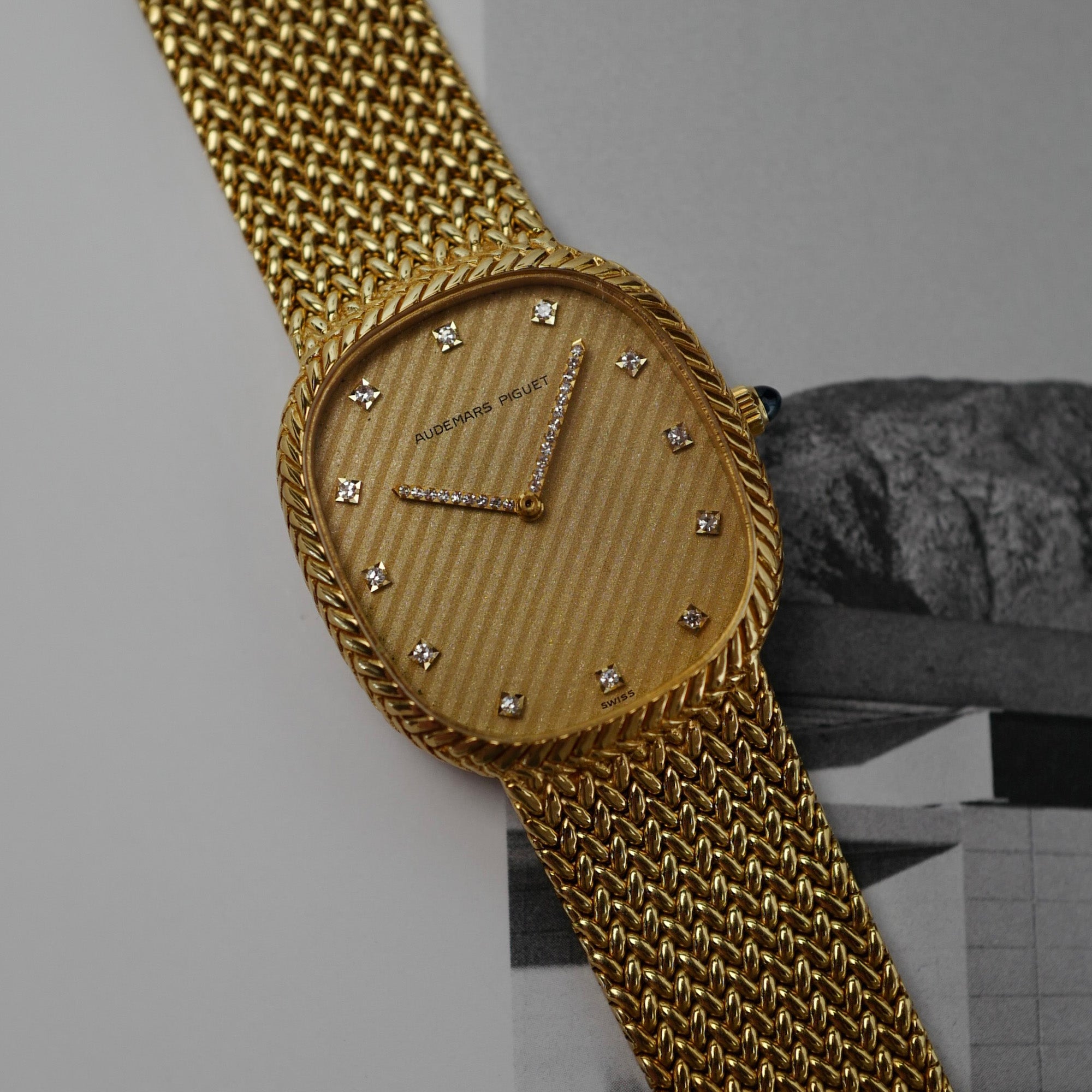 Audemars Piguet Yellow Gold Bracelet Watch Ref. 4109