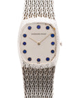 Audemars Piguet White Gold and Blue Round Marker Dial Watch