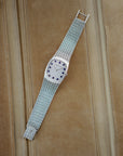 Audemars Piguet White Gold and Blue Round Marker Dial Watch