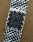 Audemars Piguet White Gold Beaded Bracelet Watch with Tropical Dial