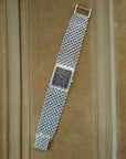 Audemars Piguet White Gold Beaded Bracelet Watch with Tropical Dial