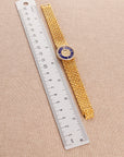 Piaget - Piaget Yellow Gold Watch Ref. 9706 with Lapis and Diamond Dial - The Keystone Watches