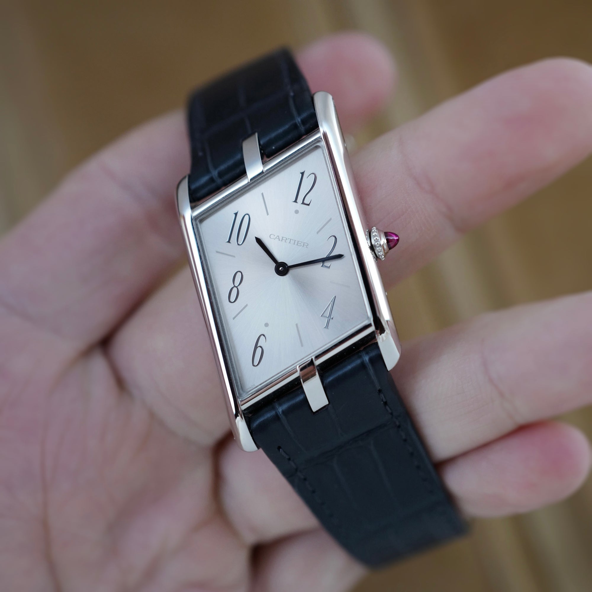 Cartier - Cartier Platinum Tank Asymmetric Ref. WGTA0042 - The Keystone Watches