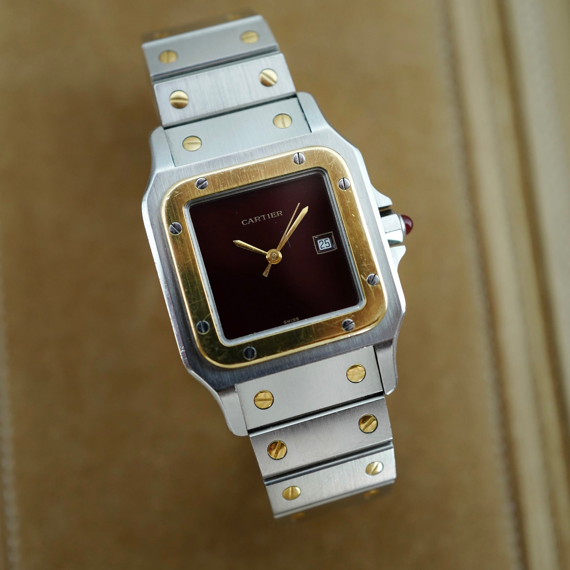 Cartier - Cartier Steel and Gold Santos Ref. 2961 with Original Paper - The Keystone Watches