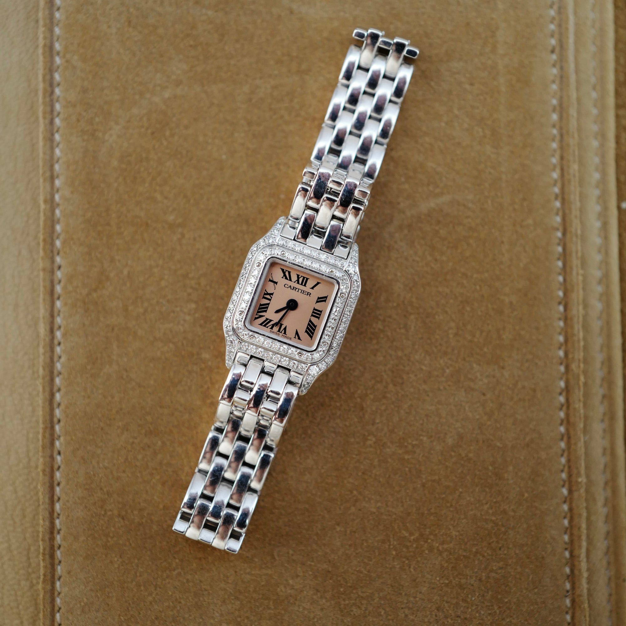 Cartier White Gold Panther Mini Ref. WF3244F3 (New Arrival)