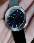 Patek Steel UFO Automatic Backwind Watch Ref. 3580 with Blue Dial (New Arrival)