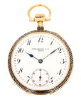 Patek Philippe Yellow Gold and Enamel Pocket Watch, Circa 1904