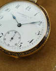 Patek Philippe Yellow Gold and Enamel Pocket Watch, Circa 1904