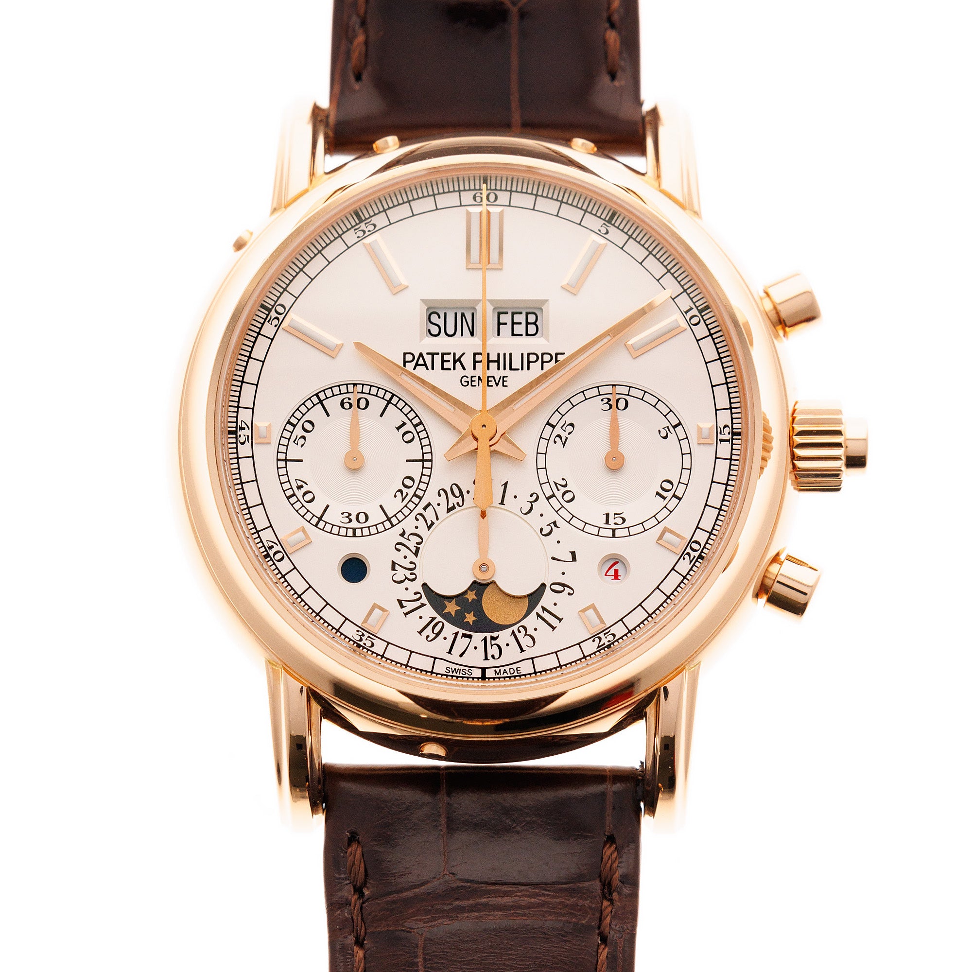 Patek Philippe - Patek Philippe Rose Gold Perpetual Calendar Split Seconds Chronograph Watch Ref. 5204 - The Keystone Watches