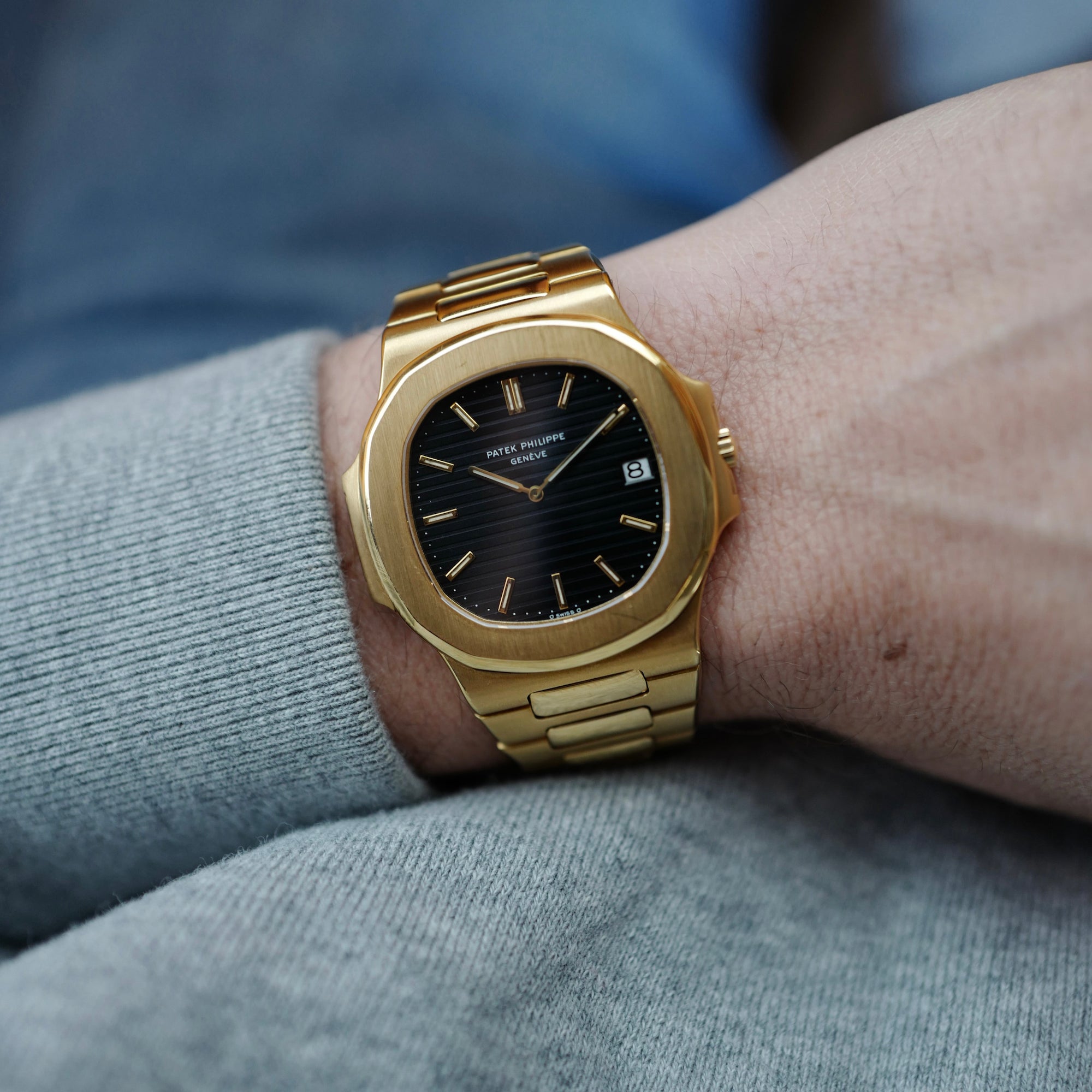 Patek Philippe - Patek Philippe Yellow Gold Nautilus Watch Ref. 3700 (New Arrival) - The Keystone Watches