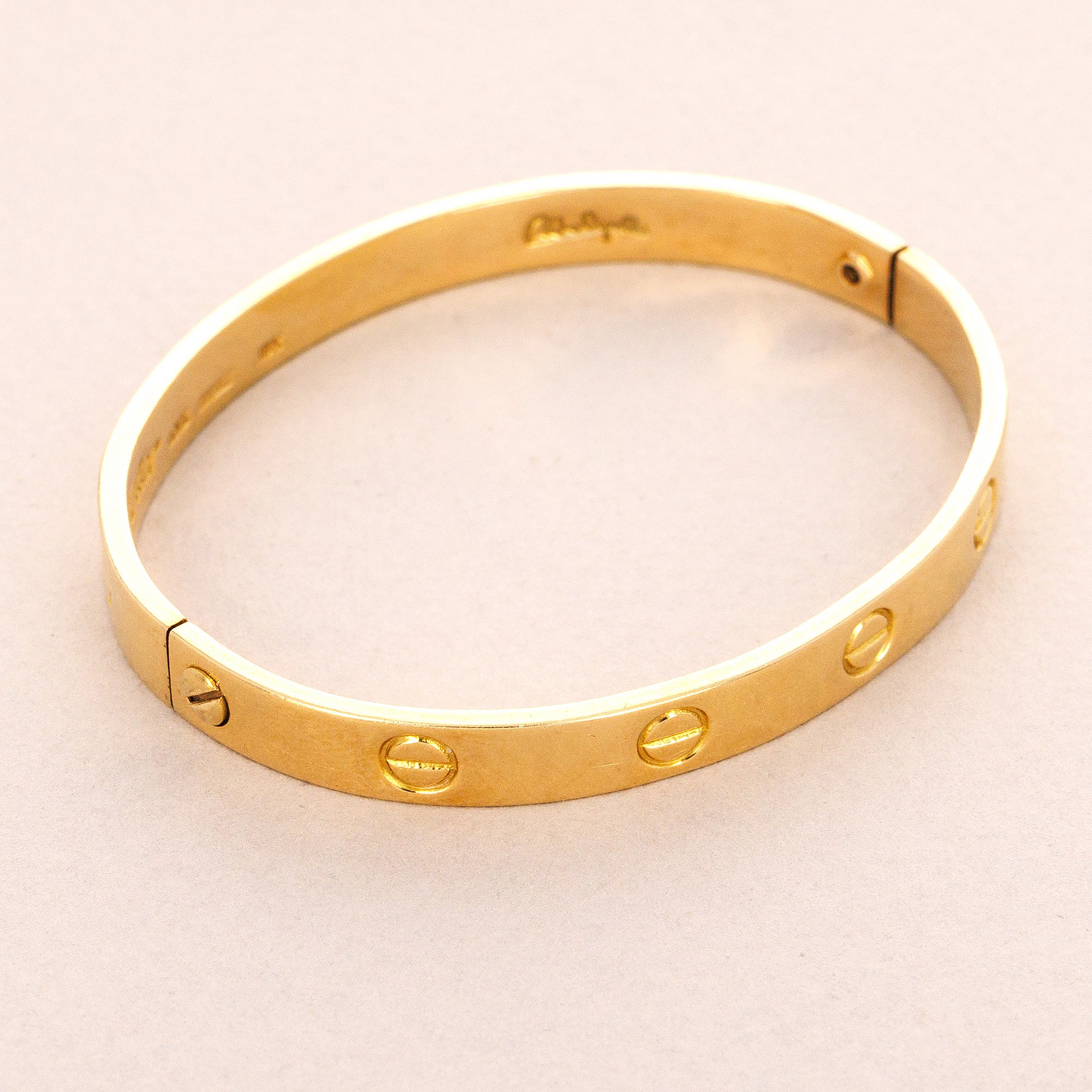 Cartier Vintage Love Bracelet by Aldo Cipullo Circa 1970 (Objet)