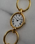 Chopard Vintage Yellow Gold Oval Link Band Watch (New Arrival)