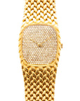 Audemars Piguet Yellow Gold Cobra Watch with Pave Dial