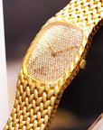 Audemars Piguet Yellow Gold Cobra Watch with Pave Dial