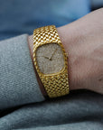 Audemars Piguet Yellow Gold Cobra Watch with Pave Dial