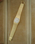 Audemars Piguet Yellow Gold Cobra Watch with Pave Dial