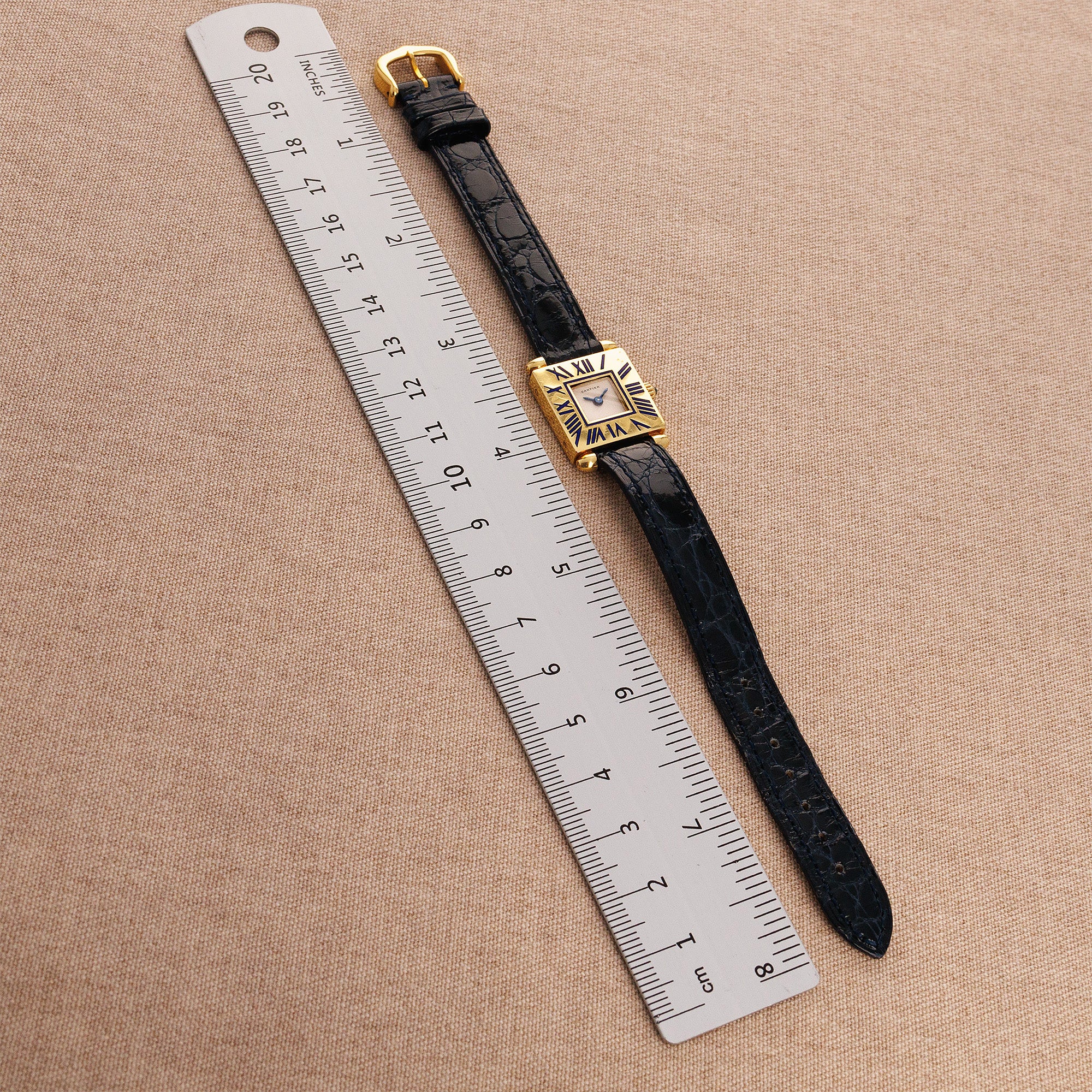 Cartier - Cartier Yellow Gold Mini Obus with Enamel - The Keystone Watches