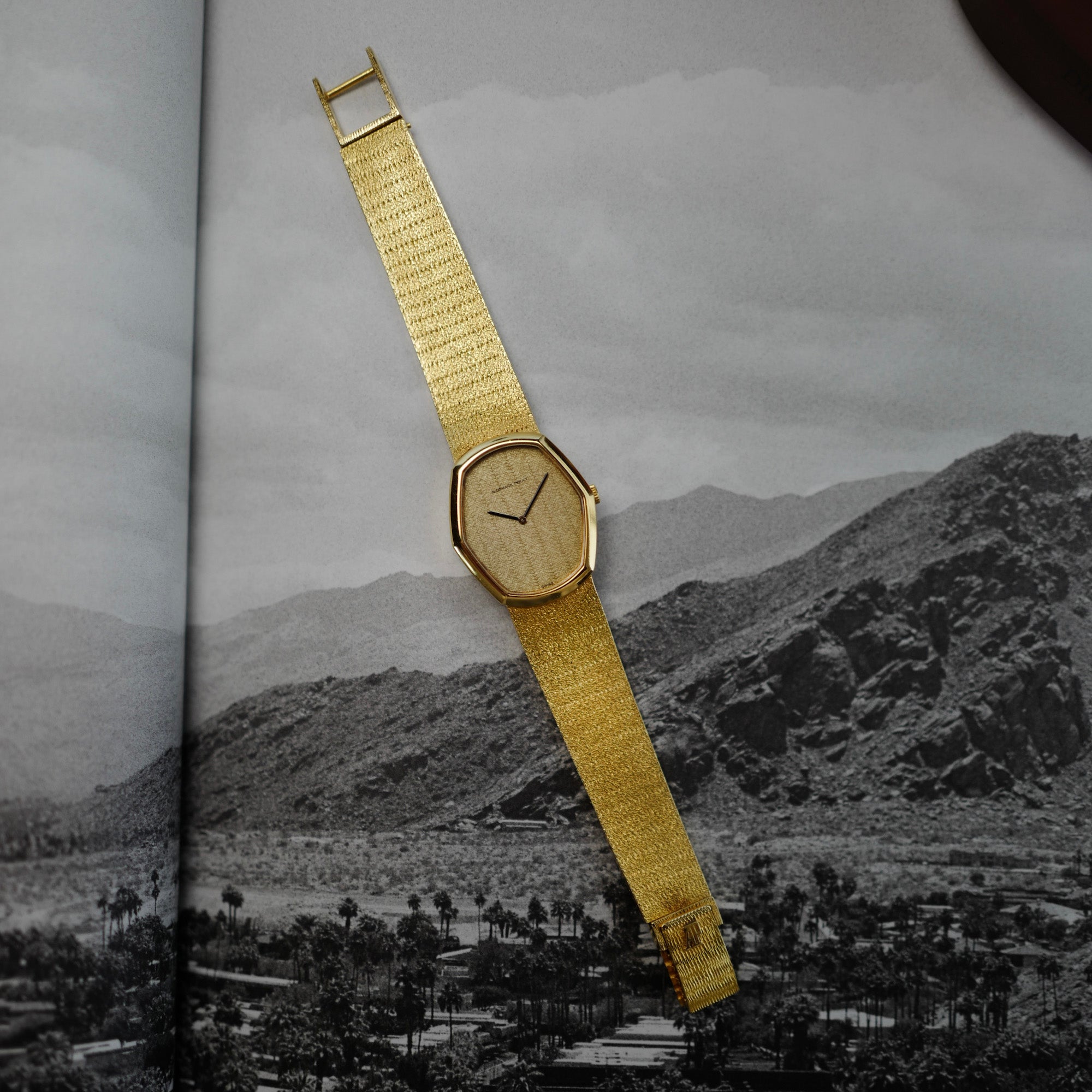 Audemars Piguet Yellow Gold Hexagonal Watch