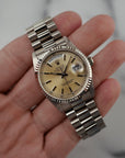 Rolex White Gold Day Date 18239 Lemon Dial with Original Paper