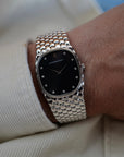 Audemars Piguet White Gold Beaded Bracelet Watch