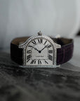 Cartier - Cartier White Gold Cloche Diamond Mecanique Watch Ref. 3398 - The Keystone Watches