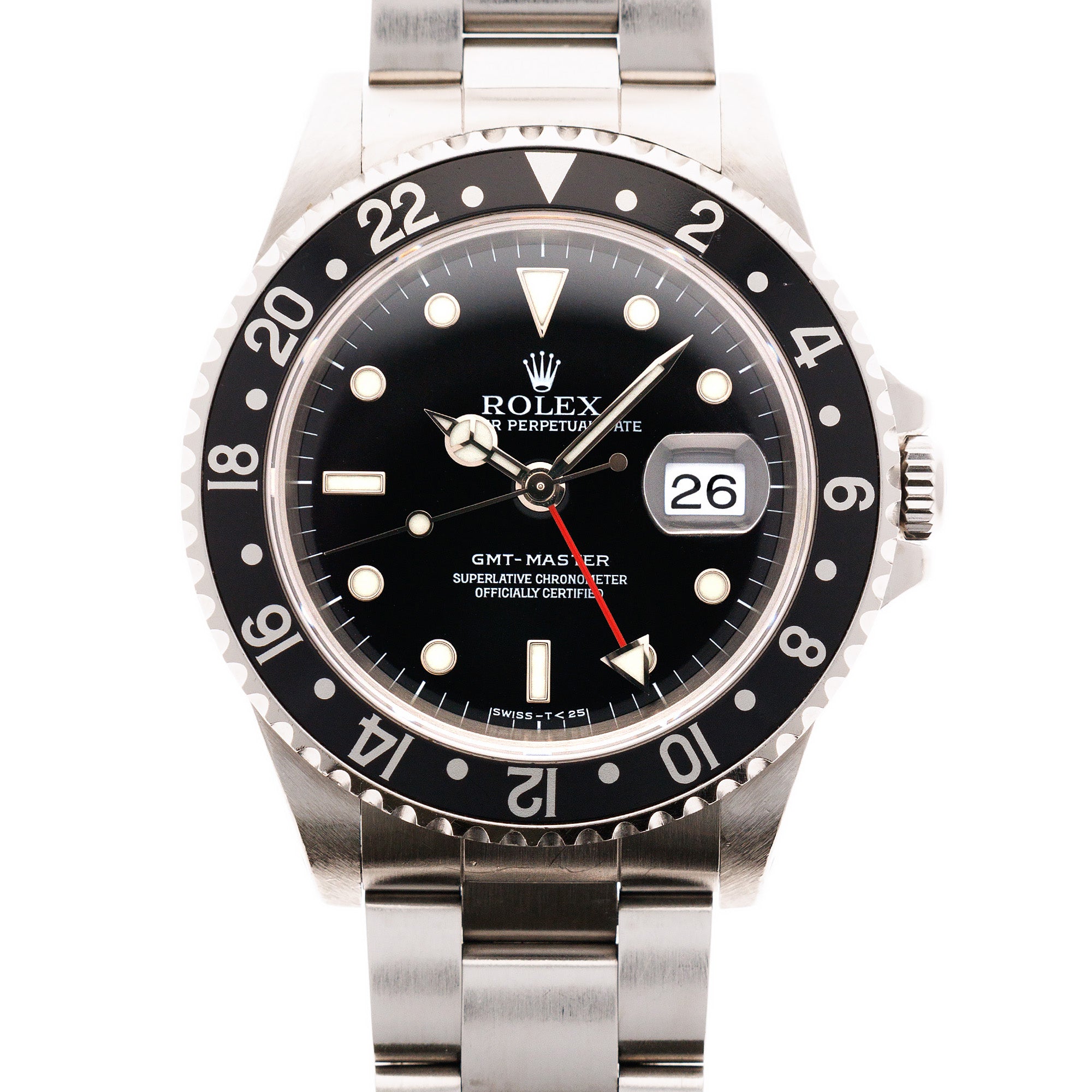 Rolex - Rolex Steel GMT Master Ref. 16700 with Tritinova Dial - The Keystone Watches