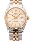 Rolex Rose Gold and Steel Vintage Datejust Ref. 1601 with Original Paper