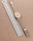 Rolex Rose Gold and Steel Vintage Datejust Ref. 1601 with Original Paper